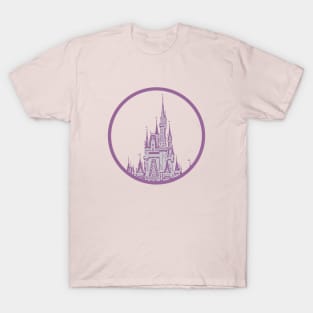 Purple and Grey Magic Castle T-Shirt